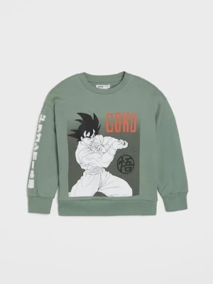 Obrázek produktu Sinsay - Bawełniana bluza Dragon Ball - green spruce