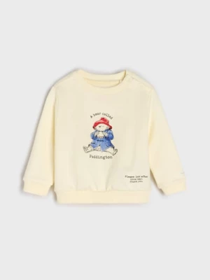 Obrázek produktu Sinsay - Bavlněná mikina s potiskem Paddington - krémová