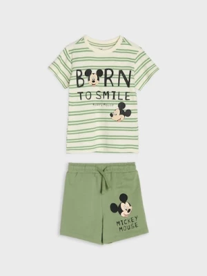 Obrázek produktu Sinsay - Bawełniany komplet Mickey Mouse - green spruce
