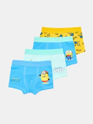 Obrázek produktu Sinsay - Bawełniane bokserki 4 pack Minions - niebieski