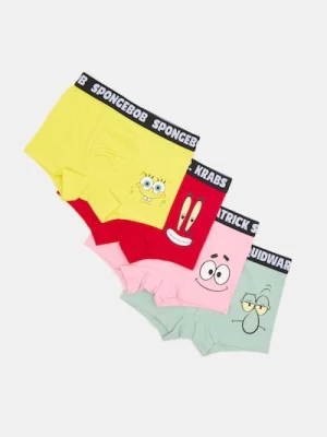 Obrázek produktu Sinsay - Bawełniane bokserki 4 pack SpongeBob - wielobarwny