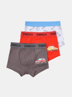 Obrázek produktu Sinsay - Bavlněné boxerky s motivem vozidel 3 pack - vícebarevná