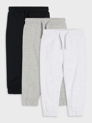 Obrázek produktu Sinsay - Bawełniane spodnie jogger 3 pack - szary