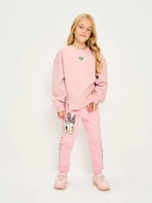 Obrázek produktu Sinsay - Bavlněné kalhoty Jogger Daisy - růžová