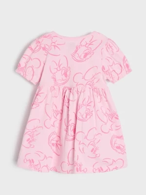 Obrázek produktu Sinsay - Bavlněné mikinové šaty Minnie and Daisy - pastelová růžová