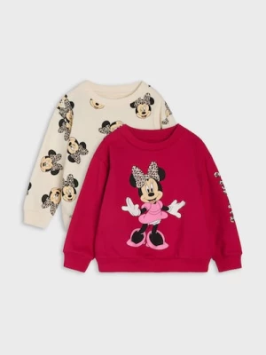 Obrázek produktu Sinsay - Bavlněné mikiny s potiskem 2 pack Minnie Mouse - růžová