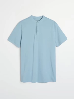 Obrázek produktu Sinsay - Bavlněné polo se stojáčkem - modrá
