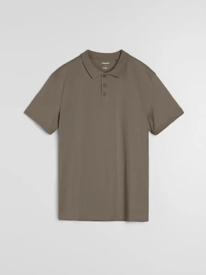 Obrázek produktu Sinsay - Bavlněné polo tričko - hnědá