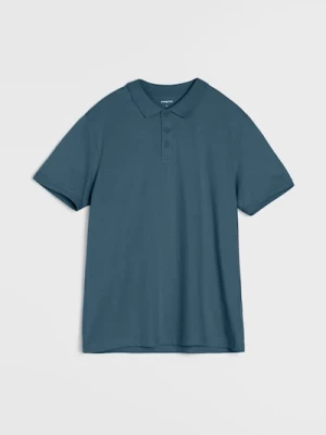 Obrázek produktu Sinsay - Bavlněné polo tričko - indigo