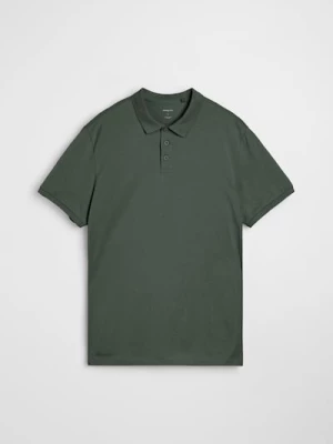 Obrázek produktu Sinsay - Bavlněné polo tričko - zelená