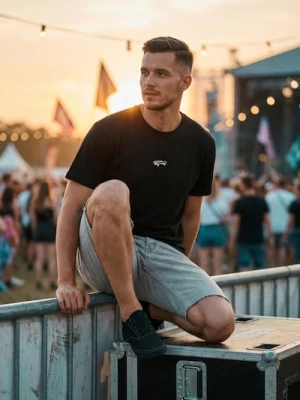 Obrázek produktu Sinsay - Bavlněné tričko s motivem skateboardu - černá