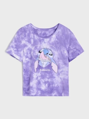 Obrázek produktu Sinsay - Bavlněné tričko se vzorem tie-dye Stitch - vícebarevná