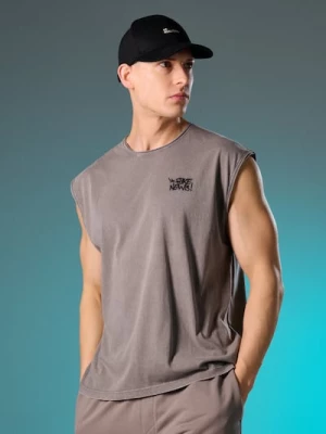Obrázek produktu Sinsay - Bavlněné tričko tank top - šedá