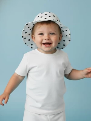Obrázek produktu Sinsay - Bavlněný klobouk bucket hat - bílá