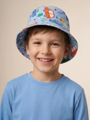 Obrázek produktu Sinsay - Bavlněný klobouk bucket hat - světle modrá