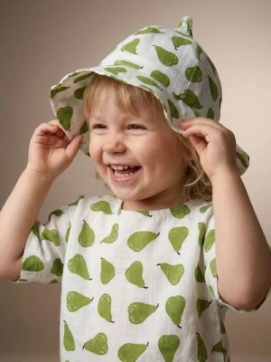 Obrázek produktu Sinsay - Bavlněný klobouk bucket hat - zelená