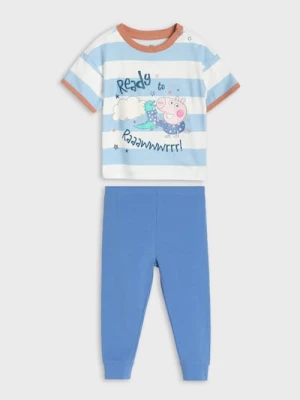 Obrázek produktu Sinsay - Bawełniana piżama dwuczęściowa z nadrukiem Peppa Pig - różowy