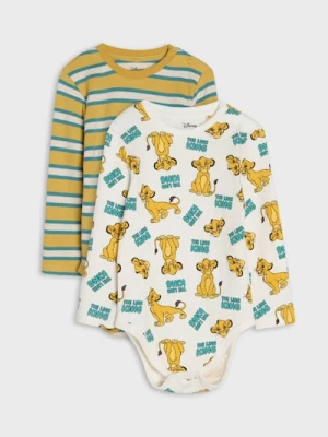 Obrázek produktu Sinsay - Bawełniane body 2 pack The Lion King - Inny