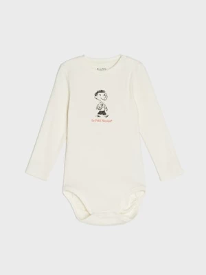Obrázek produktu Sinsay - Bawełniane body z nadrukiem Le Petit Nicolas - kremowy