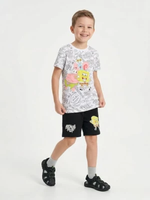 Obrázek produktu Sinsay - Bawełniany komplet: koszulka i szorty SpongeBob - wielobarwny