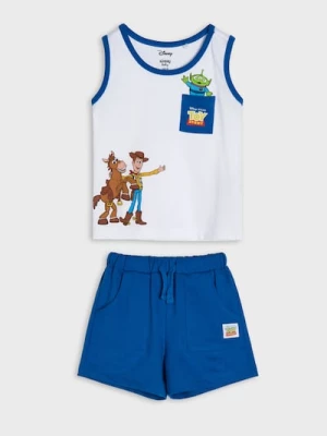 Obrázek produktu Sinsay - Bawełniany komplet: koszulka i szorty Toy Story - mid blue