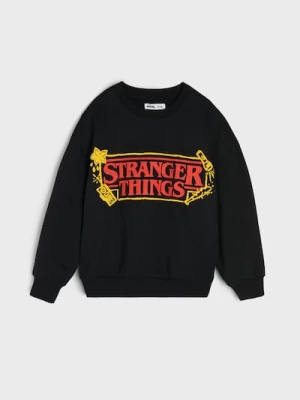 Obrázek produktu Sinsay - Bluza crewneck Stranger Things - czarny