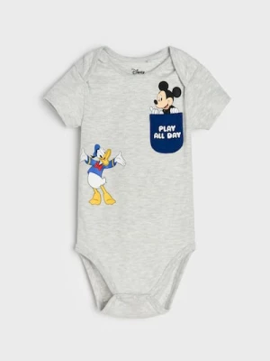 Obrázek produktu Sinsay - Body z krótkim rękawem Mickey Mouse - szary