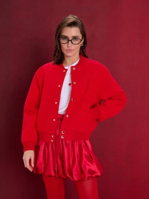 Obrázek produktu Sinsay - Bomber bunda s kapsami - červená