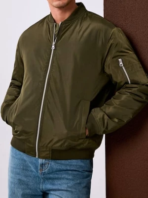 Obrázek produktu Sinsay - Bomber bunda s podšívkou - khaki