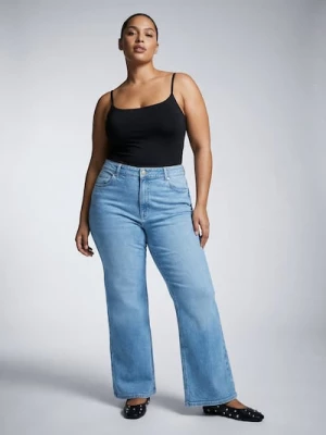 Obrázek produktu Sinsay - Bootcut džíny s vysokým pasem plus size - modrá