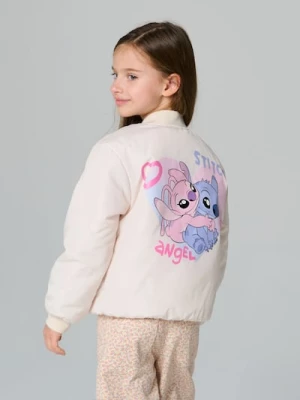 Obrázek produktu Sinsay - Bunda bomber Lilo & Stitch - krémová