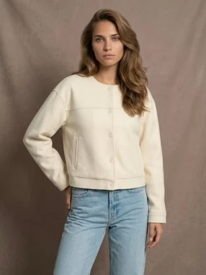 Obrázek produktu Sinsay - Bunda bomber z imitace semiše - béžová