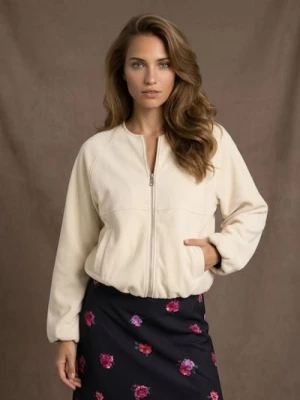 Obrázek produktu Sinsay - Bunda bomber z imitace semiše - krémová
