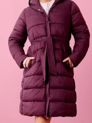 Obrázek produktu Sinsay - Bunda puffer s kapucí - karmínová