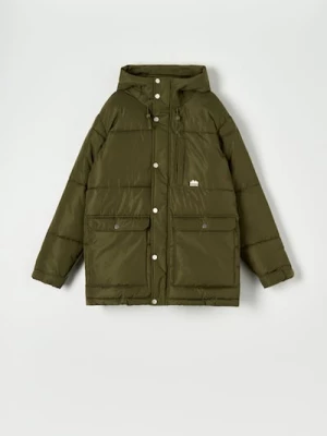 Obrázek produktu Sinsay - Bunda puffer s kapucí - khaki