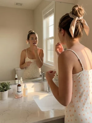 Obrázek produktu Sinsay - Cotton nightgown with straps - bílá