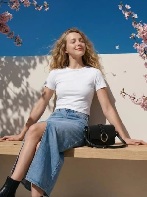 Obrázek produktu Sinsay - Crop top - bílá