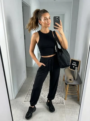 Obrázek produktu Sinsay - Crop top - černá