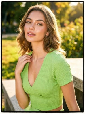 Obrázek produktu Sinsay - Crop top - zelená