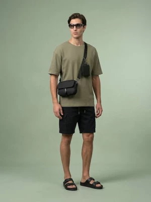 Obrázek produktu Sinsay - Crossbody kabelka s přídavnou kapsičkou - černá
