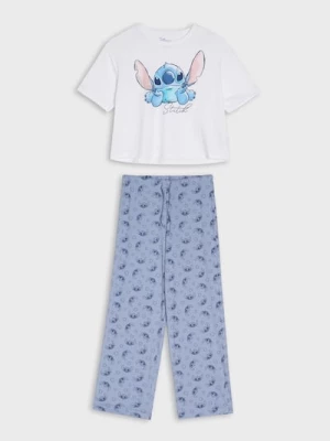 Obrázek produktu Sinsay - Dvoudílné bavlněné pyžamo Stitch - bílá