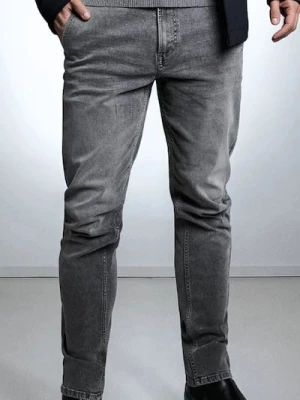 Obrázek produktu Sinsay - Džínové kalhoty chino slim fit - šedá