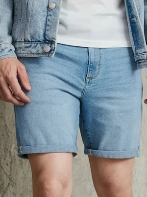 Obrázek produktu Sinsay - Džínové kraťasy chino - modrá
