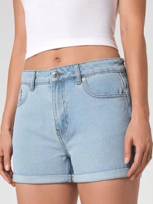 Obrázek produktu Sinsay - Džínové kraťasy high waist mom - modrá