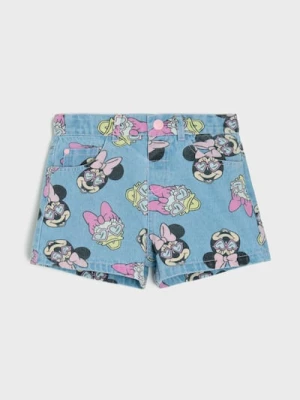 Obrázek produktu Sinsay - Džínové kraťasy Minnie Mouse - modrá