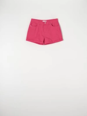Obrázek produktu Sinsay - Džínové kraťasy mom fit - růžová
