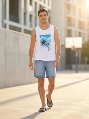 Obrázek produktu Sinsay - Džínové šortky loose jogger s efektem oprání - modrá