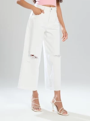 Obrázek produktu Sinsay - Džíny culottes - bílá