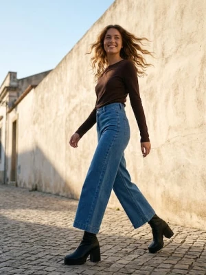 Obrázek produktu Sinsay - Džíny culottes - modrá
