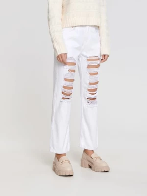 Obrázek produktu Sinsay - Džíny high waist straight - bílá